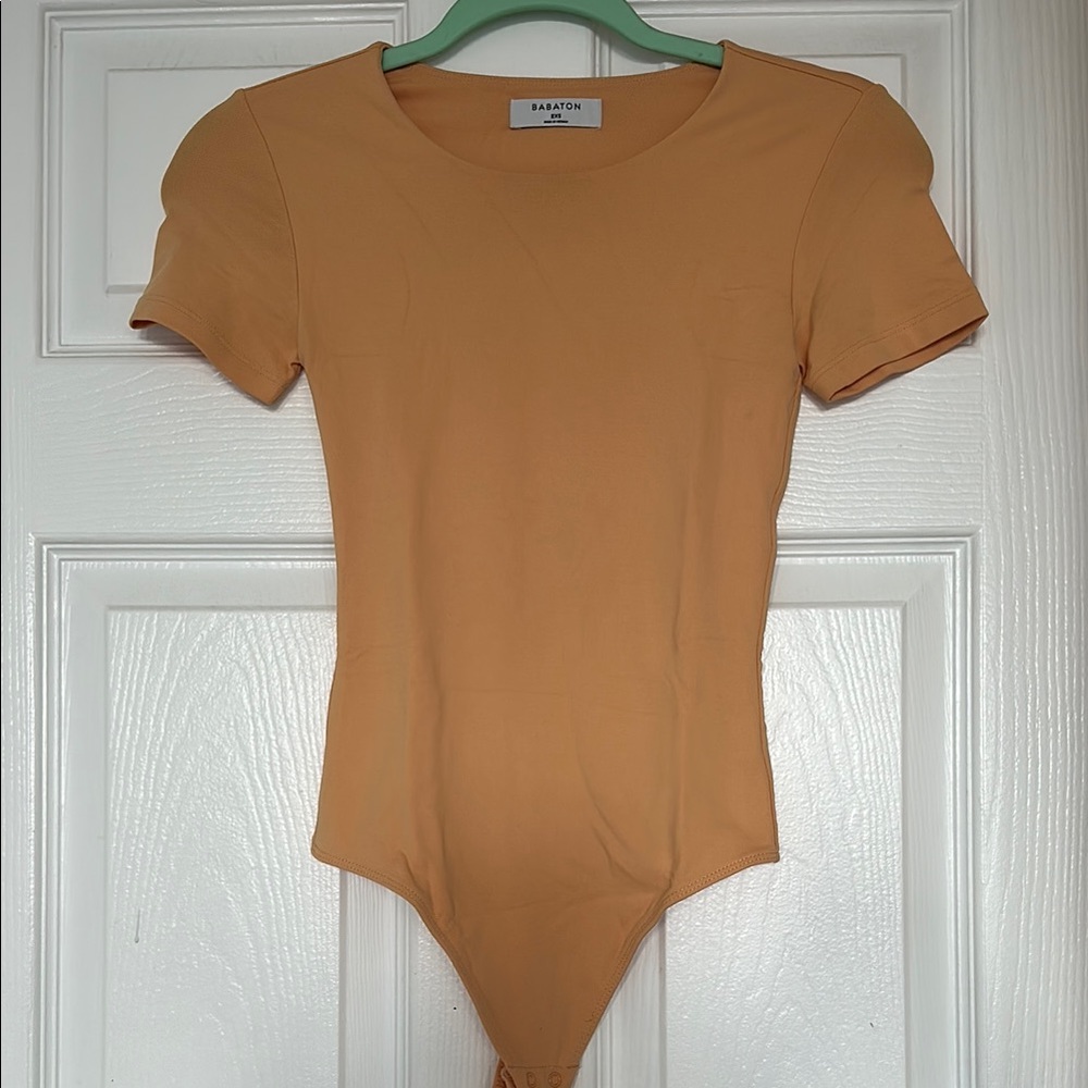 Babaton Orange Bodysuit